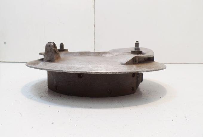Triumph Brake Plate with Brake Shoes used