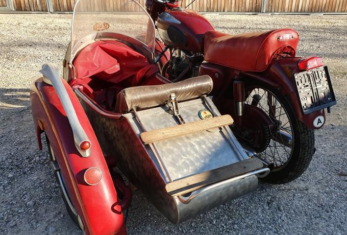 Ariel KH500 with Steib sidecar 1955