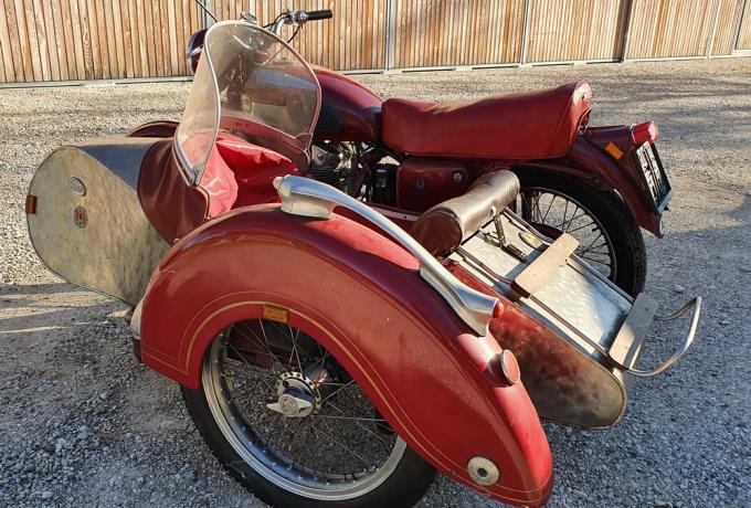 Ariel KH500 with Steib sidecar 1955