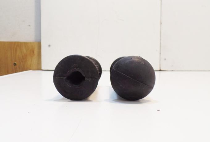 Triumph Footrest Rubbers /Pair with Logo