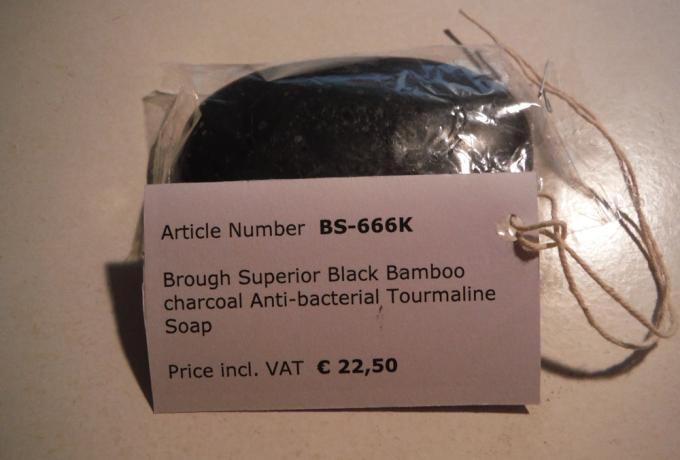 Brough Superior Black Bamboo Charcoal Anti-Bacterial Tourmaline Soap