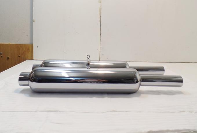 Triumph Silencer Pair PU 1937-53