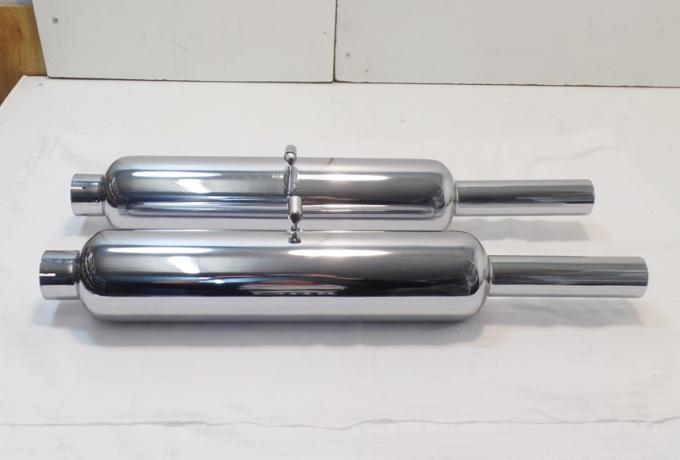 Triumph Silencer Pair PU 1937-53