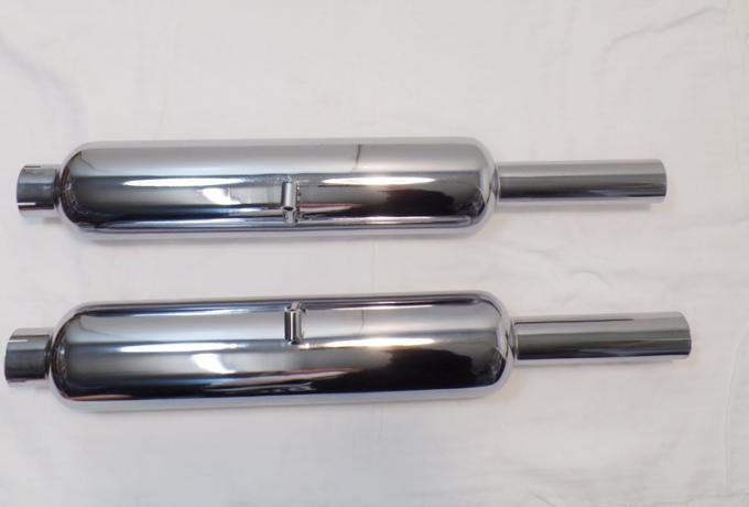 Triumph Silencer Pair PU 1937-53