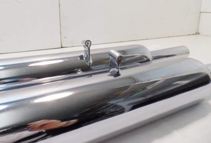 Triumph Silencer Pair PU 1937-53