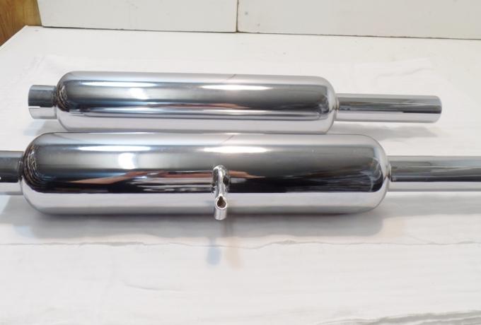 Triumph Silencer Pair PU 1937-53