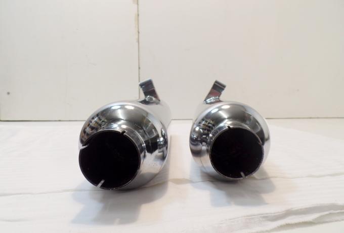 Triumph Silencer Pair PU 1937-53