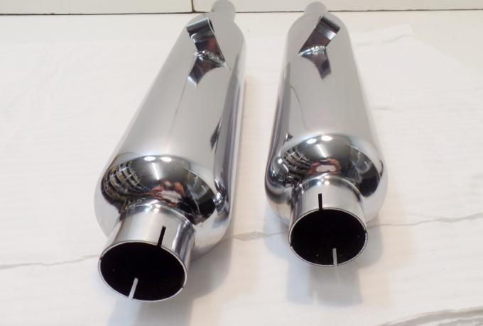 Triumph Silencer Pair PU 1937-53