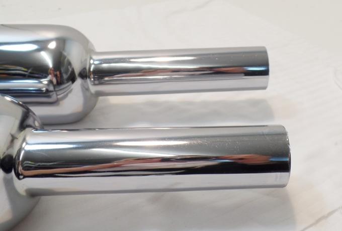 Triumph Silencer Pair PU 1937-53