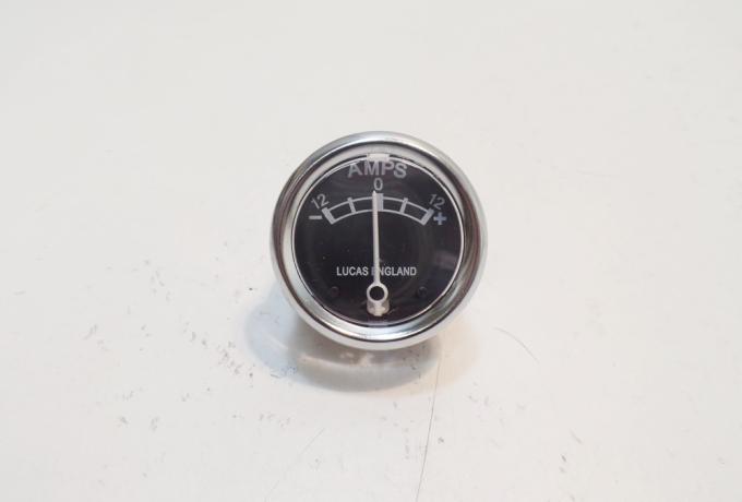 Amperemeter/Ammeter Lucas 12V 1 3/4"