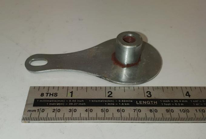 AJS Matchless Front Fork Steering Damper Knob & Ratchet Washer - Vintage Motorcycle Part