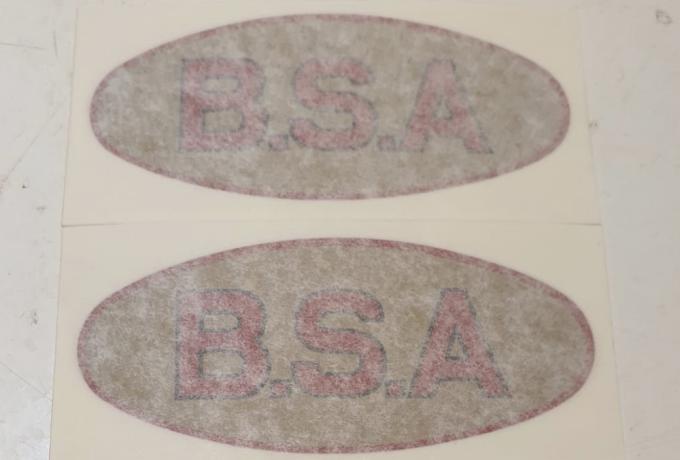 BSA Tank Transfer 1935/38 Pair