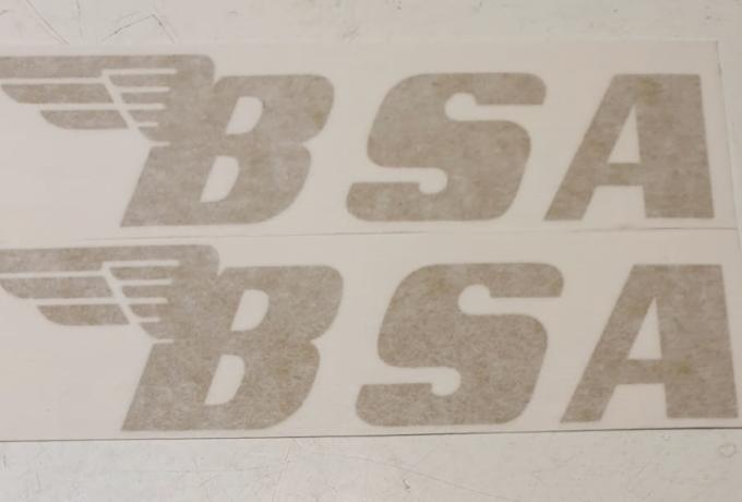 BSA Sticker for Tank late 60's Pair