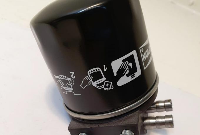 Norton Oilfilter Mounting with Oil Filter /Oilfilter spin On and 2 Bolts 5/16" x 3/4" UNF