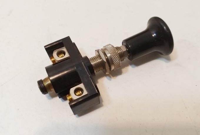 Pull / Push Switch black NOS