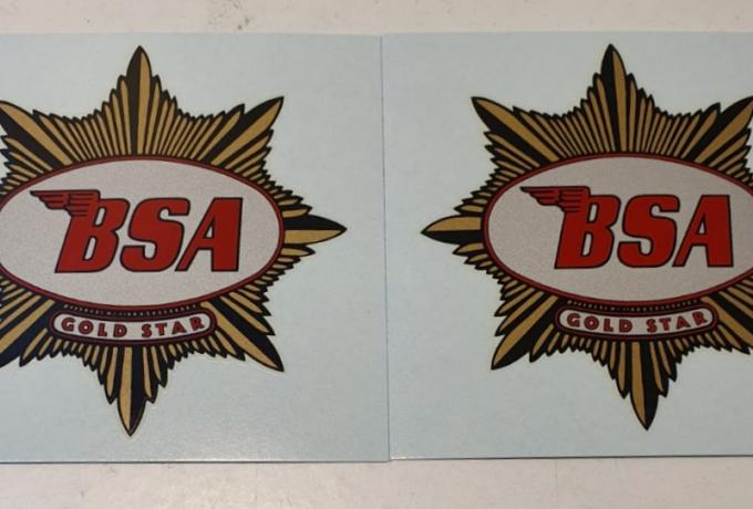 BSA Tank Transfer Gold Star 1949 on Pair