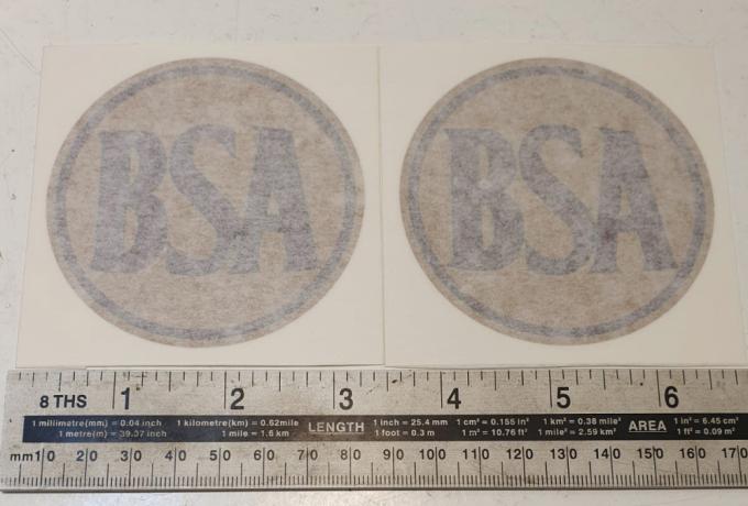 BSA Tank Sticker 1939 Pair