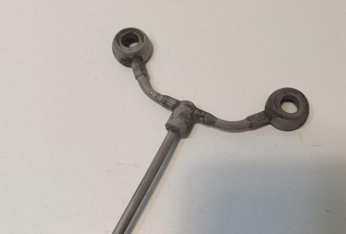 BSA Rocker Feed Pipe, A7 A10 unpolished