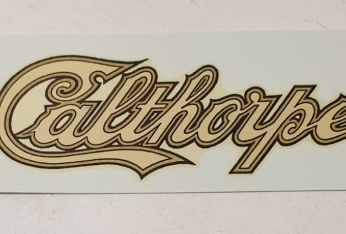 Calthorpe Tank Transfer 1930's