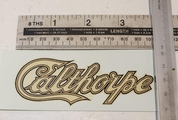 Calthorpe Tank Transfer 1930's Set of 2