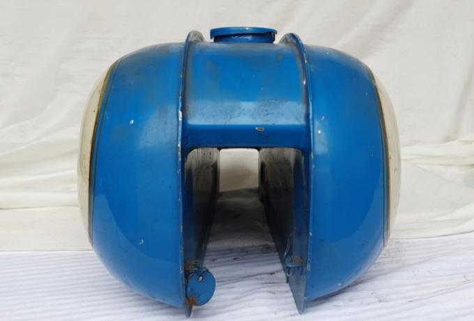 BSA B40 Petrol Tank Blue used