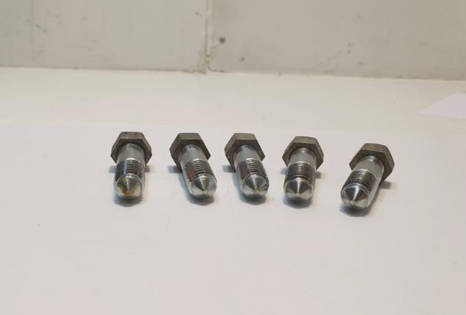 BSA M20.M21 Nut & Stud 1937-1955 NOS Set of 5