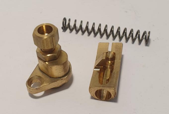 Lucas Type Magneto Advanced & Retard Cable Adjuster, Pre War  LHS