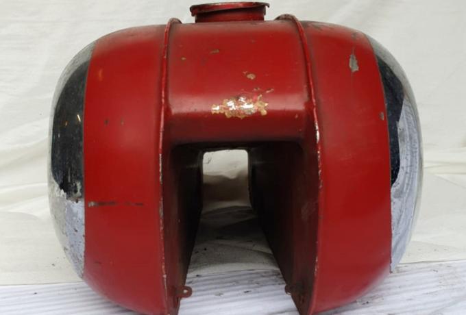 BSA B40 Petrol Tank red used 