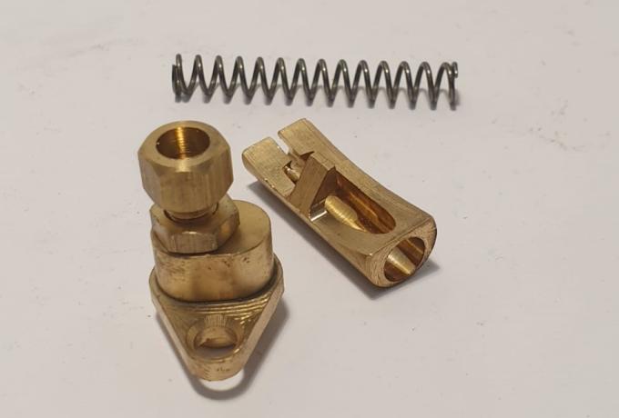 Lucas Type Magneto Advanced & Retard Cable Adjuster, Pre War  LHS