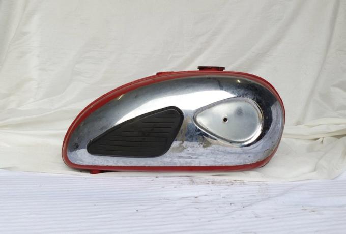 BSA B40 Petrol Tank red used 
