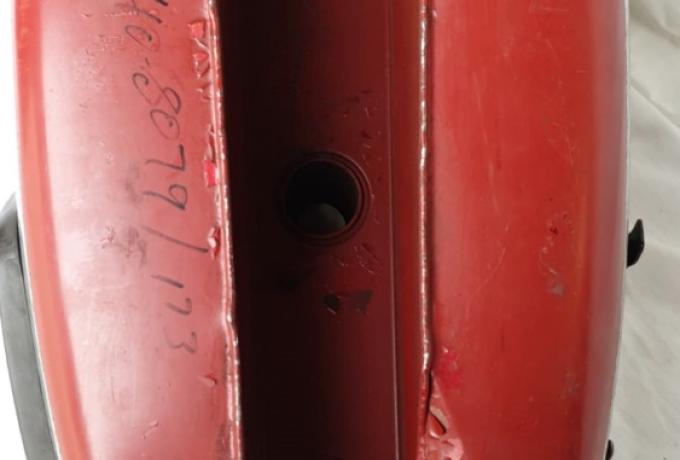 BSA B40 Petrol Tank red used 