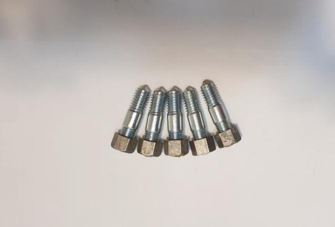 BSA M20.M21 Nut & Stud 1937-1955 NOS Set of 5
