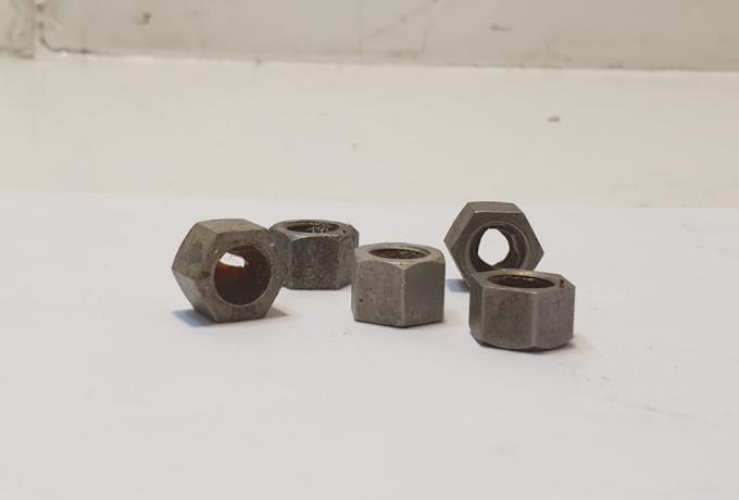 BSA M20.M21 Nut 1937-1955 NOS Set of 5