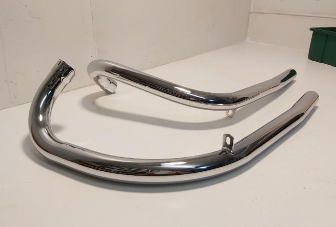 Triumph Auspuffkrümmer/Auspuffrohre 3TA, 5TA, T100SS, T100 A 1958-66 /Paar 1 1/2"