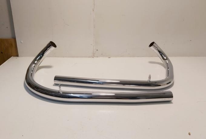 Triumph Exhaust Pipes 3TA, 5TA, T100A, T100SS 1958-66 /Pair 1 1/2"