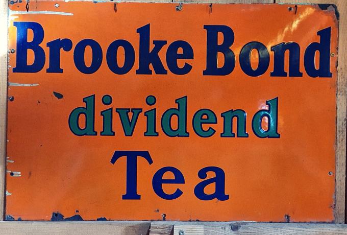 Brooke Bond dividend Tea Sign