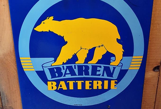 Bären Batterie Kundendienst Sign