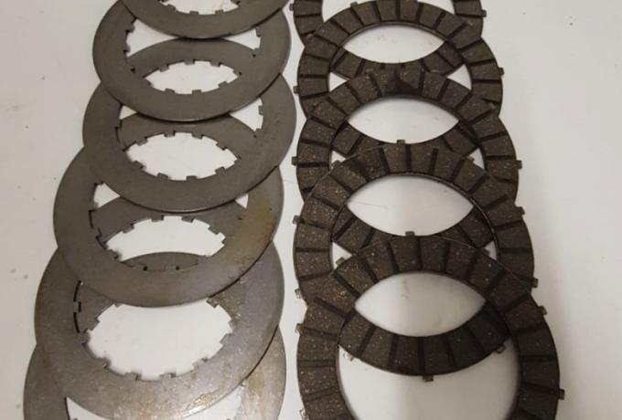 Triumph Clutch Plate Set,  steel plate 6x, friction plate 5x
