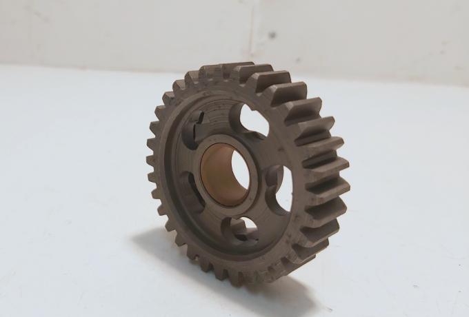 BSA C15 Std deep Layshaft Gear 1st, 32T. NOS