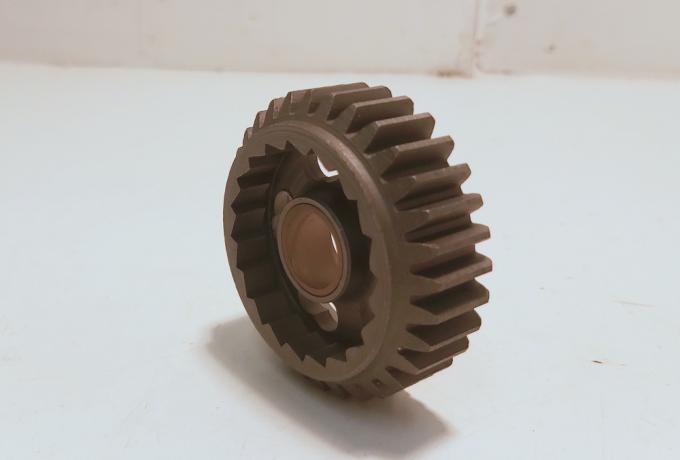 BSA C15 Std deep Layshaft Gear 1st, 32T. NOS