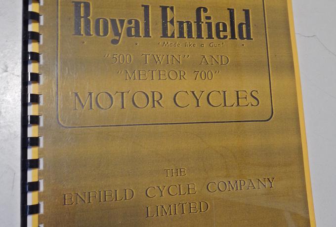 Instruction Book for the Royal Enfield Motor Cycles