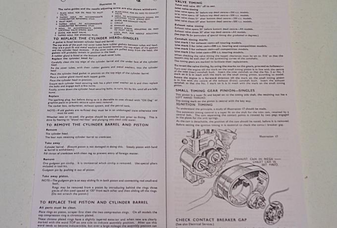 Illustrated Workshop Maintenance Manual AJS