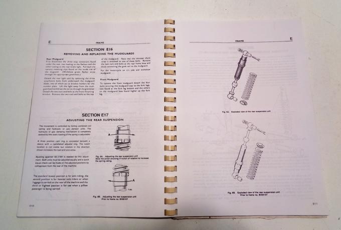 Triumph Workshop Manual for Bonneville 750 and Tiger 750 Unit Construction Twins