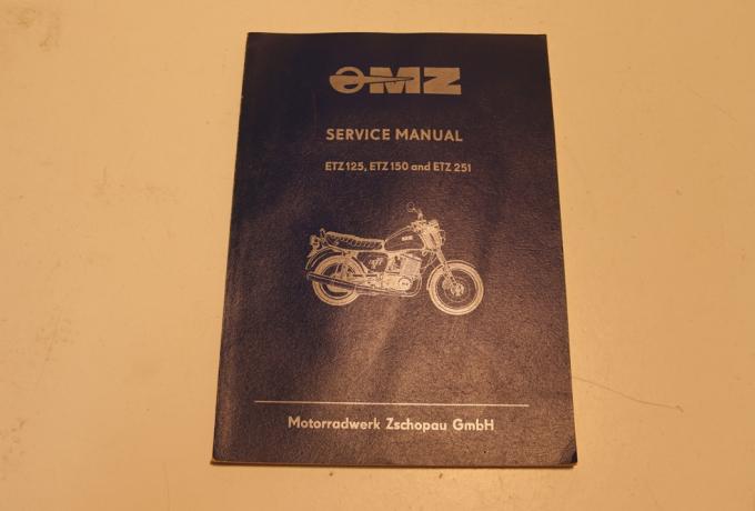 Service Manual ETZ 125, ETZ 150 and ETZ 251