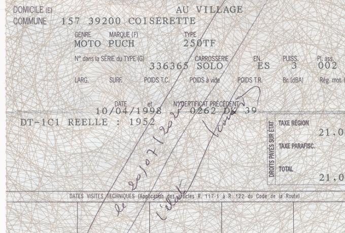 Puch 250 Moto Puch 250 TF