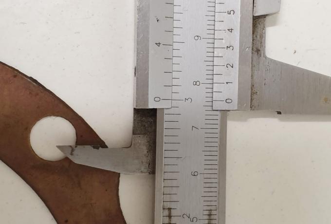 Vintage Head Gasket Copper. 500cc. 4 Stud. NOS