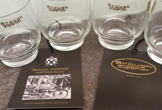 Brough Superior Beverage Glasses