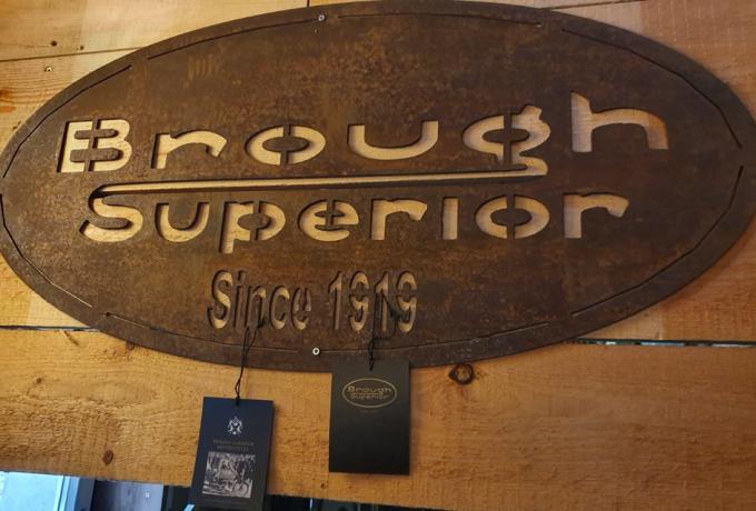 Brough Superior Schild Metall