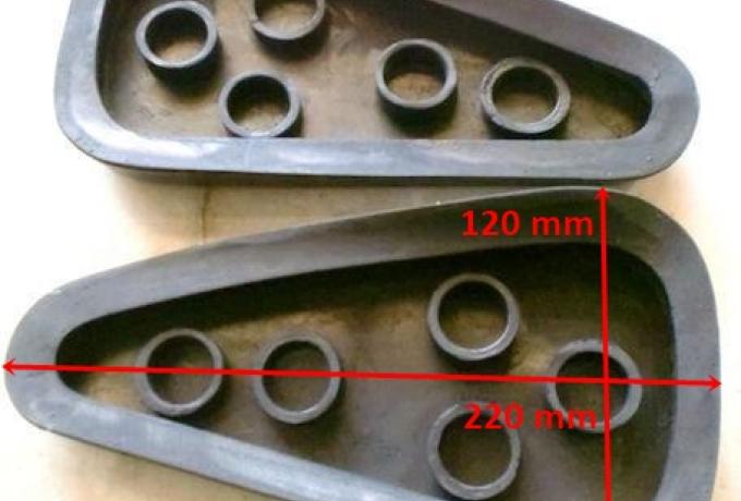 Rudge Kneegrip Rubbers NO.25/Pair