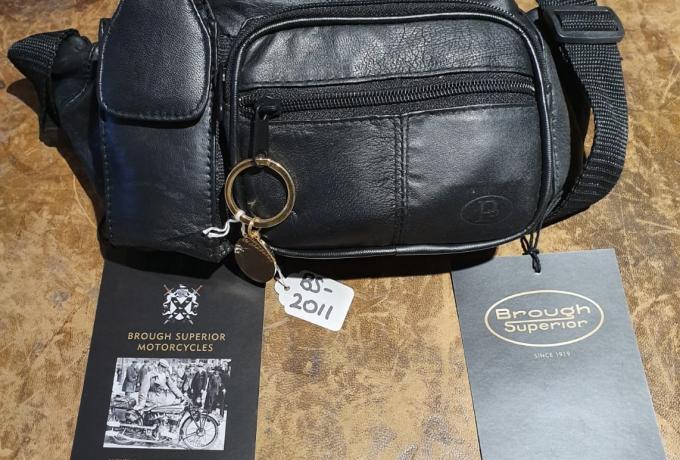 Brough Superior. Ledergeldtasche